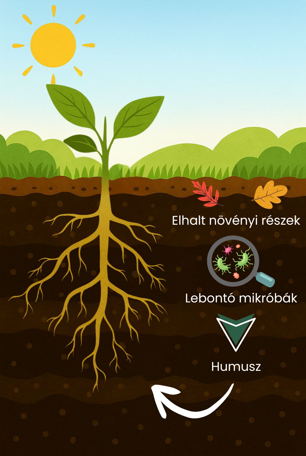 Talaj humuszépítés Humin Garden