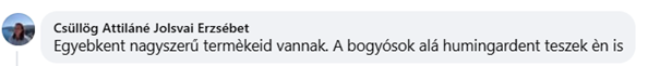 Vásárlói tapasztalat: Bogyós növények és tetőkerti beültetés támogatása Humin Garden huminsavval – Csüllög Attiláné véleménye.