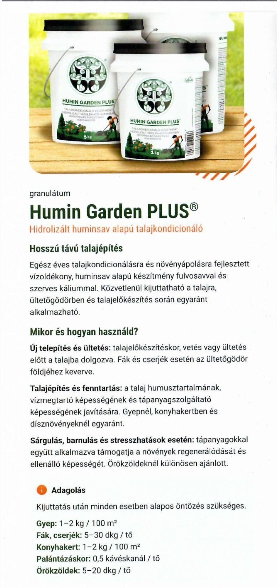 Humin Garden szórólap – 2. oldal