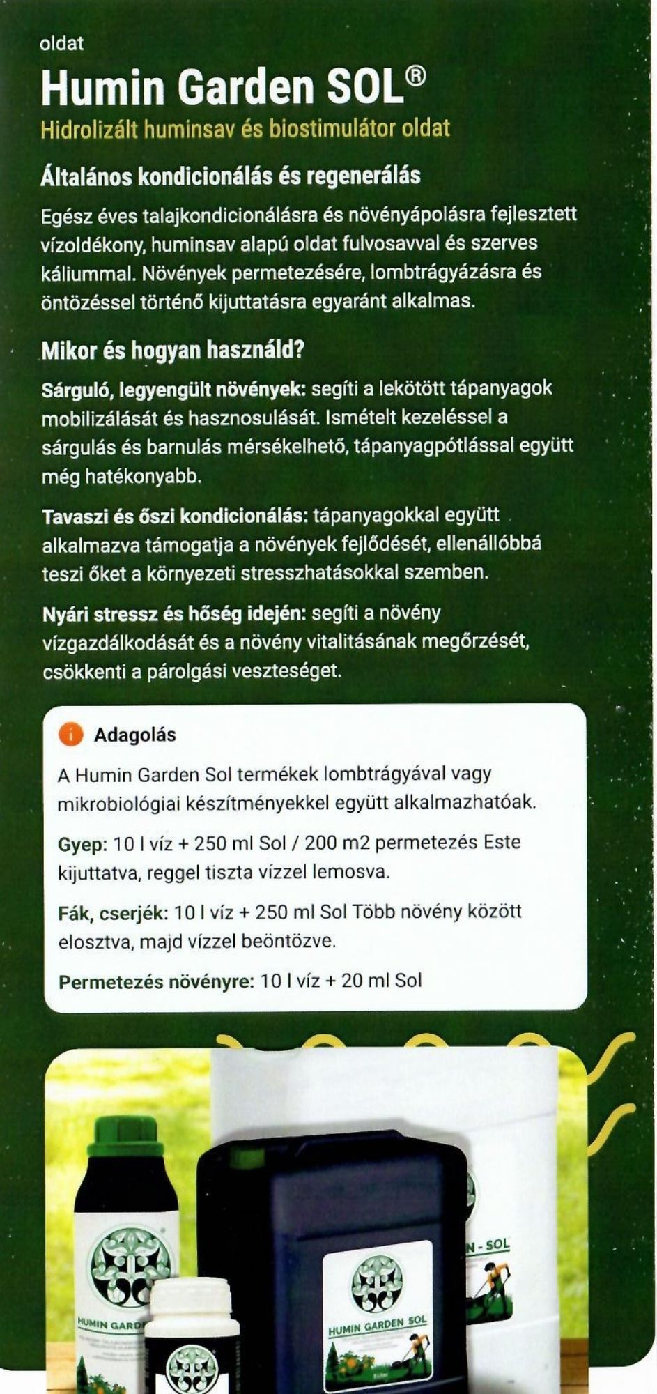 Humin Garden szórólap – 3. oldal